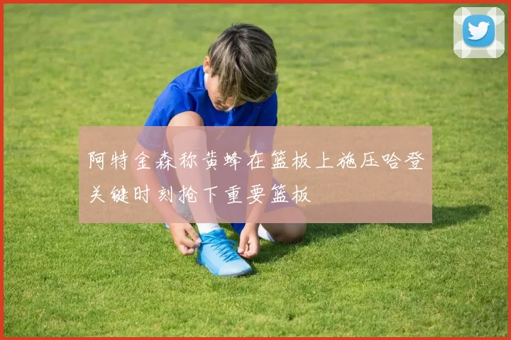 阿特金森称黄蜂在篮板上施压哈登关键时刻抢下重要篮板